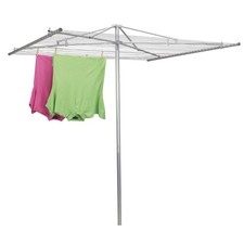 17140-1 Rotary Outdoor Umbrella Drying Rack | Steel | 30-Lines with 182 ft. C...