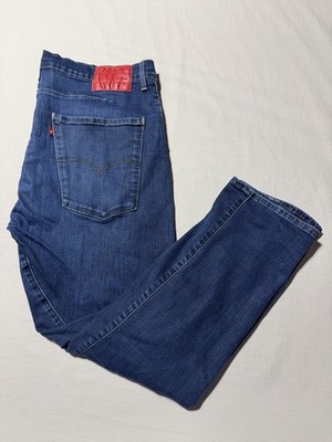 Levis Engineered LEJ 502 Regular Taper Jeans Blue Denim Selvedge 36x30 (72775)