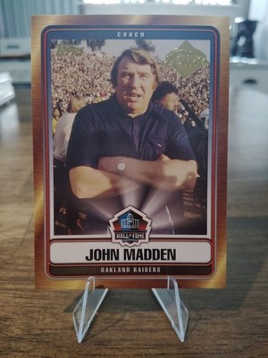 2006 Topps - Hall of Fame Class of 2006 John Madden Gold #HOFT-JM
