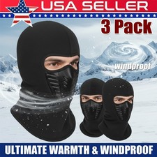 Balaclava Full Face Mask Outdoor Winter Windproof Fleece Ski Bicycle Ninja Mask