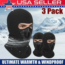 Balaclava Full Face Mask Outdoor Winter Windproof Fleece Ski Bicycle Ninja Mask
