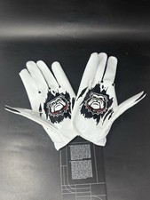 UGA Georgia Bulldogs Game Issued Nike Vapor Jet 8.0 NCAA Football Gloves Large