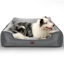 Dog Bed for Large Dogs, XL Dog Bed Soft Comfortable Pet Bed Washable, Rectang...