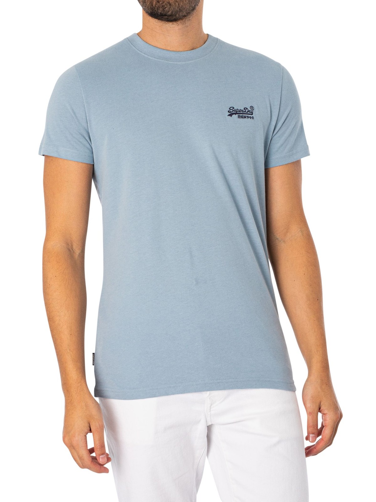 Superdry Essential Logo EMB T-Shirt, China Blue - M
