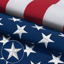 US American Flag 3x5 Quality Made USA Flag Embroidered United States Flag