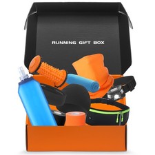 Running Gift Box for Runners - Running Gear Set for Men Women, Headlamp, Wate...