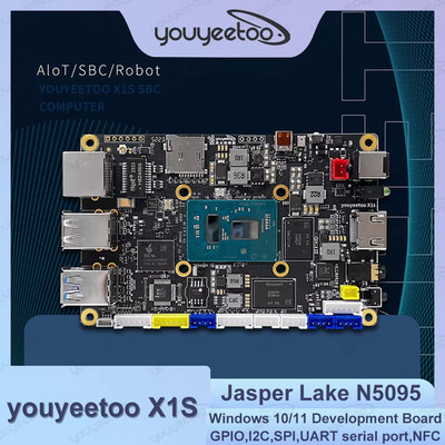 X1S SBC Windows 10/11 Development Board Intel 11th Gen Jasper Lake N5095 SOC X86
