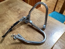 Pair BMW R100GS R80GS R100R  Crash Bars With Sidestand Original Chrome