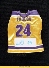 2006-07 Mini Jersey Collection Replica Jerseys Alex Frolov Alexander Auto 7ez