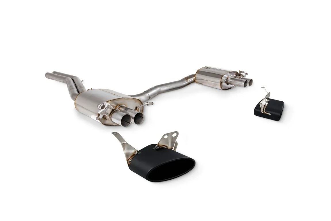 Scorpion Black Ceramic EVO Valved Half System Audi RS6 C8 2019-2025