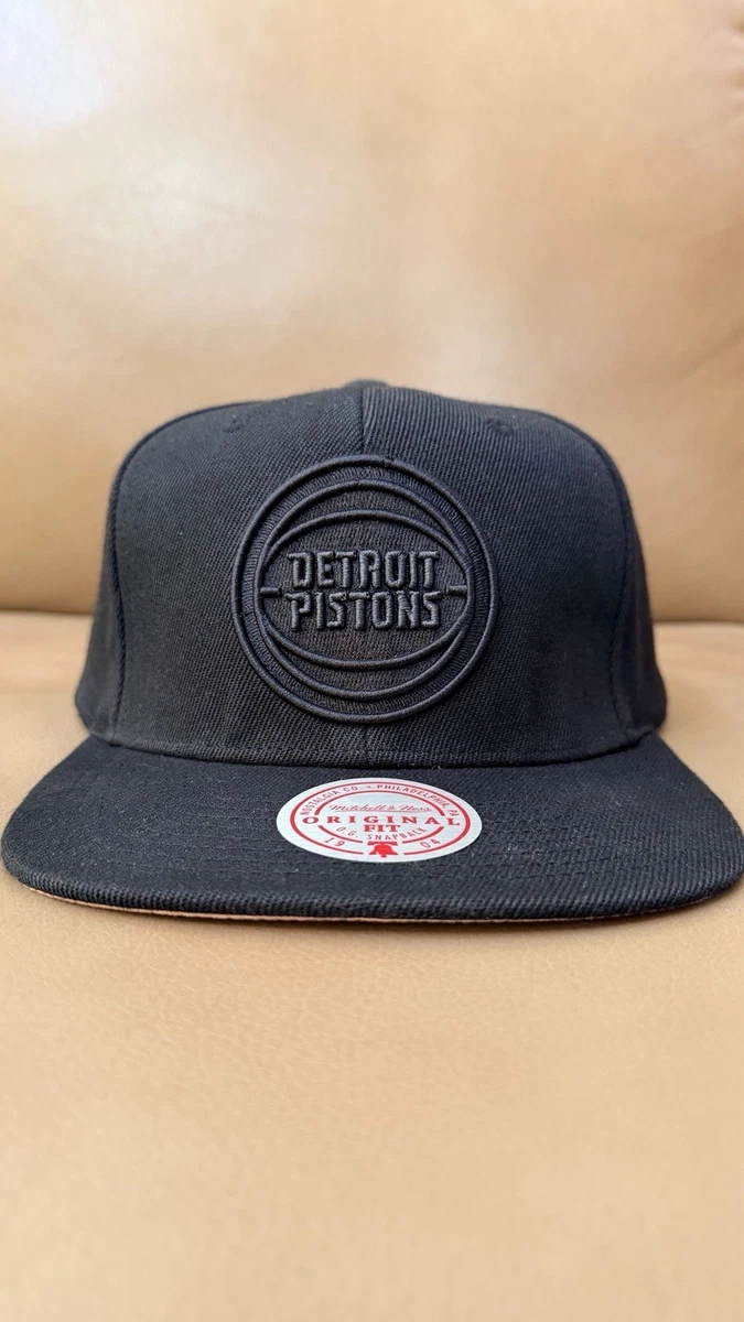 Gorra Snapback Mitchell & Ness Detroit Pistons 1889/90 - Negro - Talla única - 85% Poliacrílico, 15% Poliéster - Logotipo Bordado
