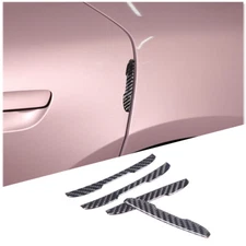 Carbon Fiber Door Edge Anti-collision Protector Strip For Porsche Taycan 19-22