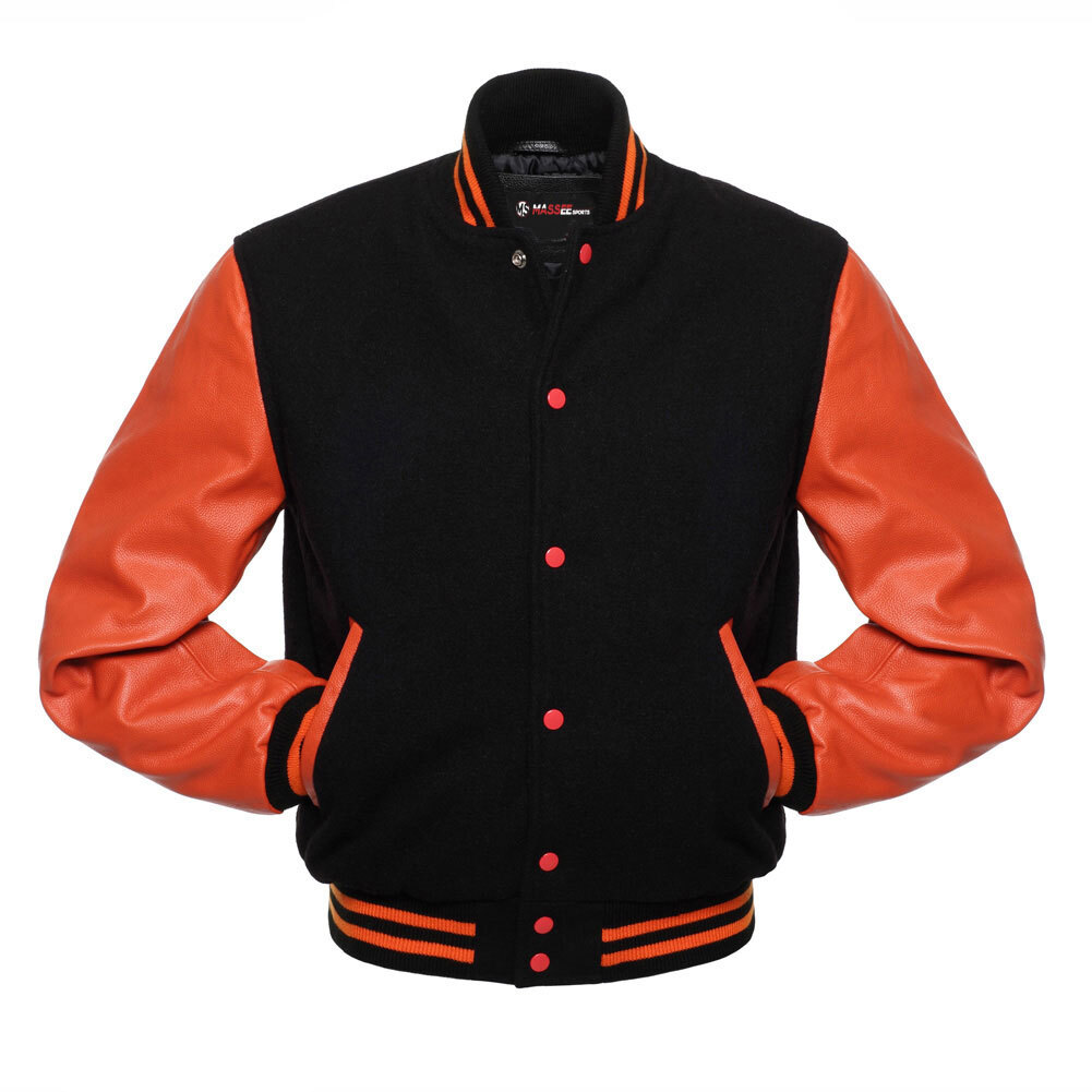 Black and Orange Baseball College 