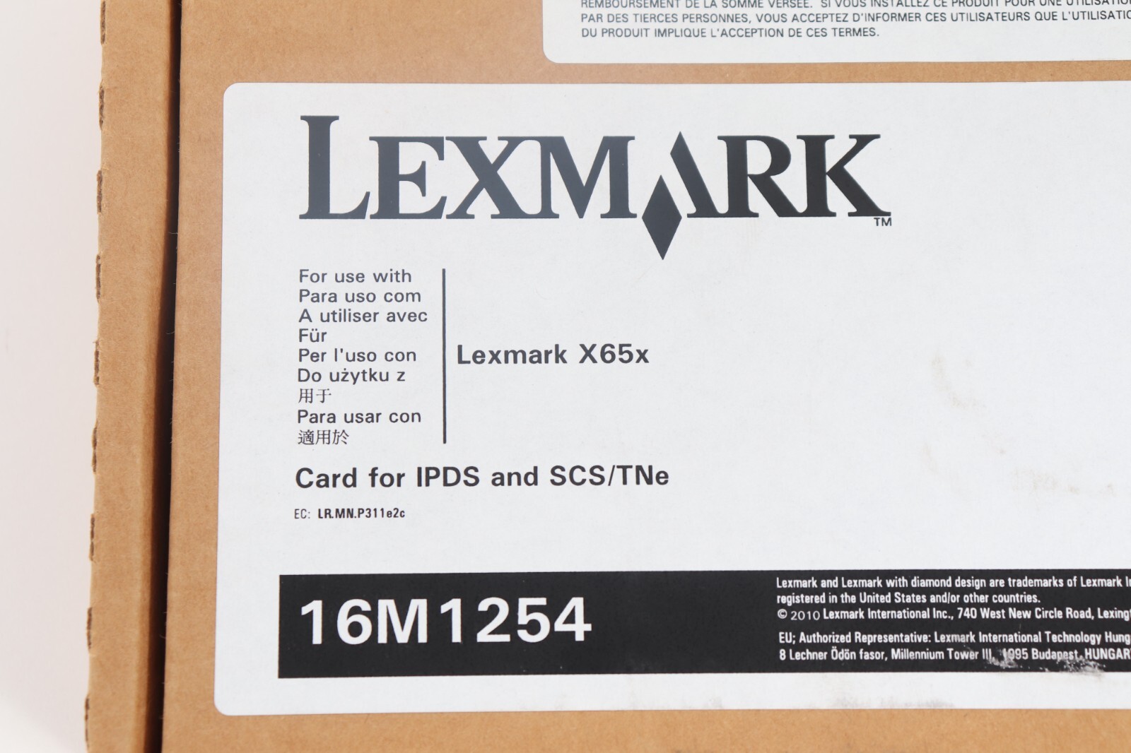 Lot of 3 Lexmark X65x 16M1254 IPDS & SCS/TNe Expansion Card Printer ...