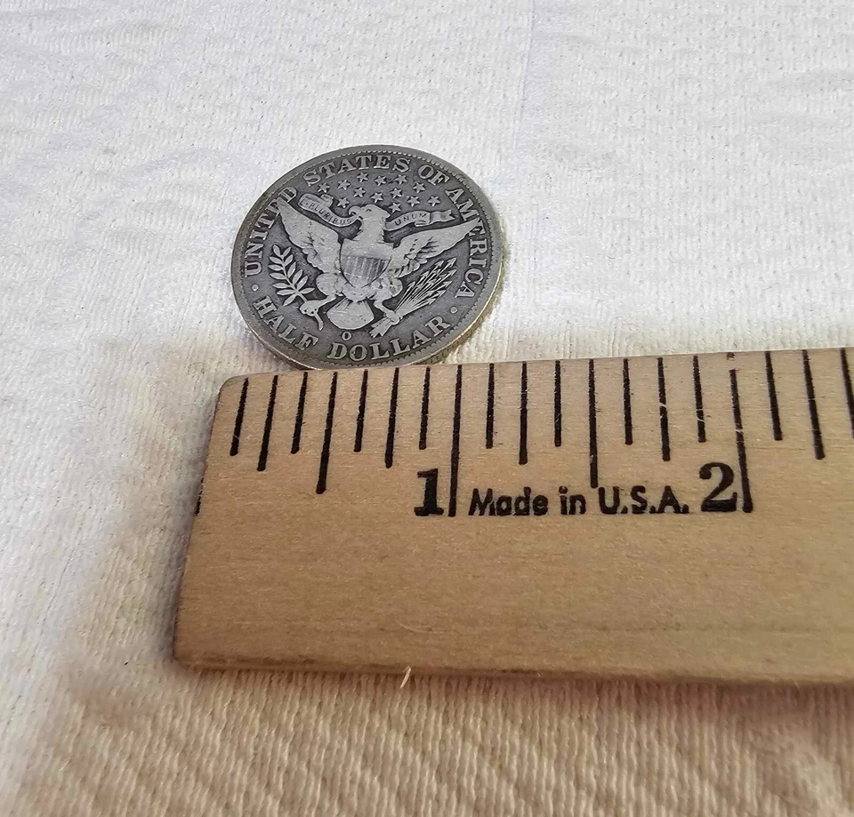 1902-O Barber Silver Half Dollar- B27 - Image 3 of 3