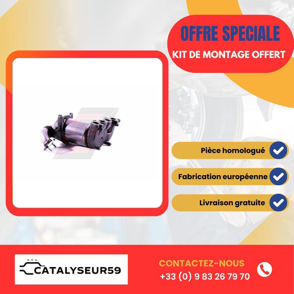 Catalyseur Ford Fusion 1.4i 16V 80 cv essence moteur FXJA FXJB 1388 cc échappement