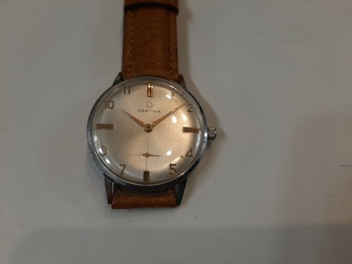Certina vintage orologio uomo donna meccanico carica manuale cal 28-10 34  mm | eBay