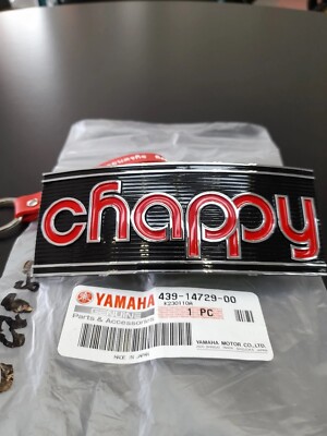 ✮☆Chappy★✡様 Side Cover Badge NOS EMBLEM Yamaha Chappy LB50 LB80 - 439