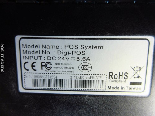 DigiPOS Retail Blade POS Computer 1GB RAM / 160GB HDD P-USB 12V/24V Black NO PSU - Picture 3 of 8