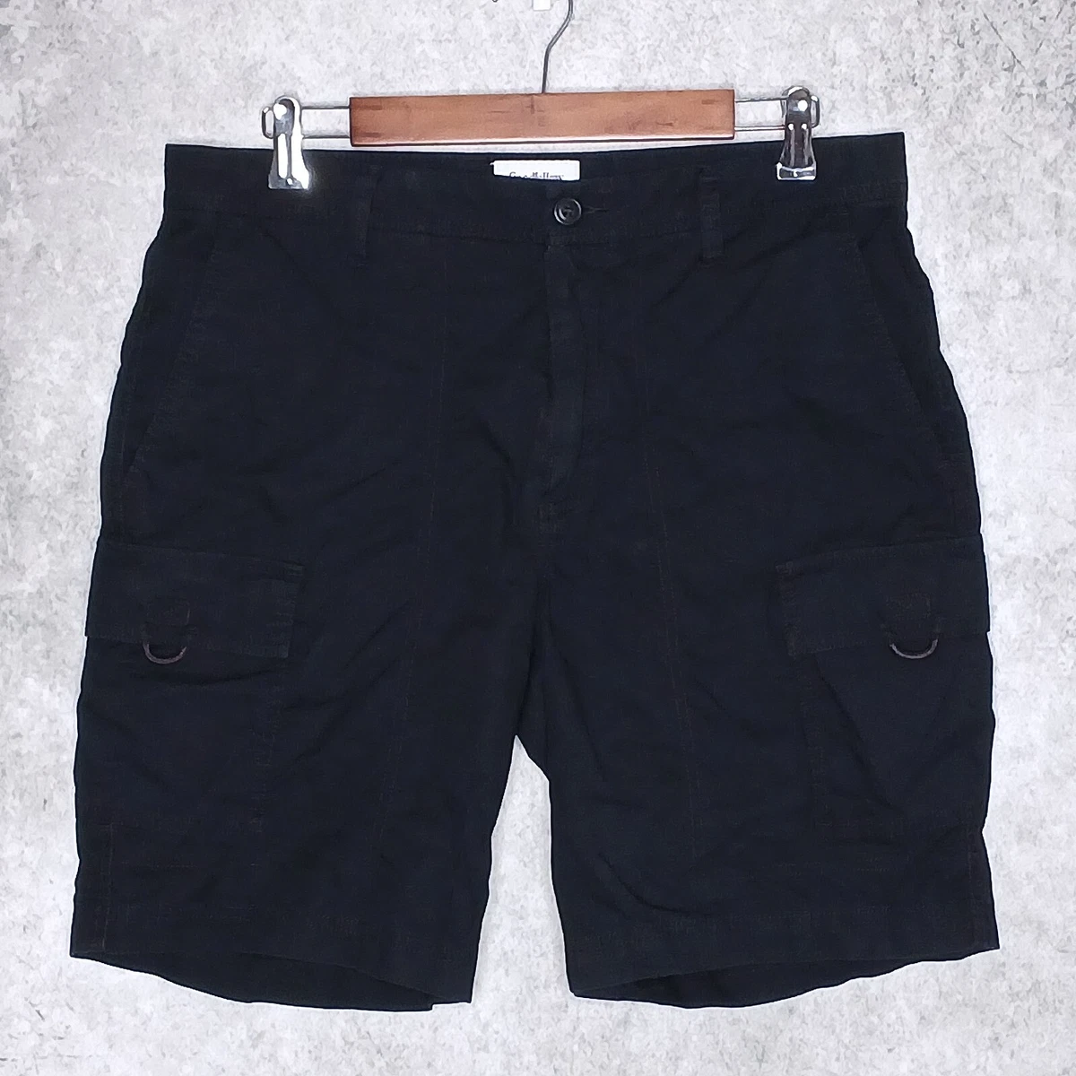 Pantaloncini Bermuda Da Uomo Grigio Antracite Con Tasche Navy Sails - Foto 8