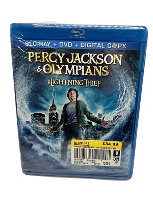 Percy Jackson & The Olympians: The Lightning Thief (Blu-ray + DVD + Digital) NEW