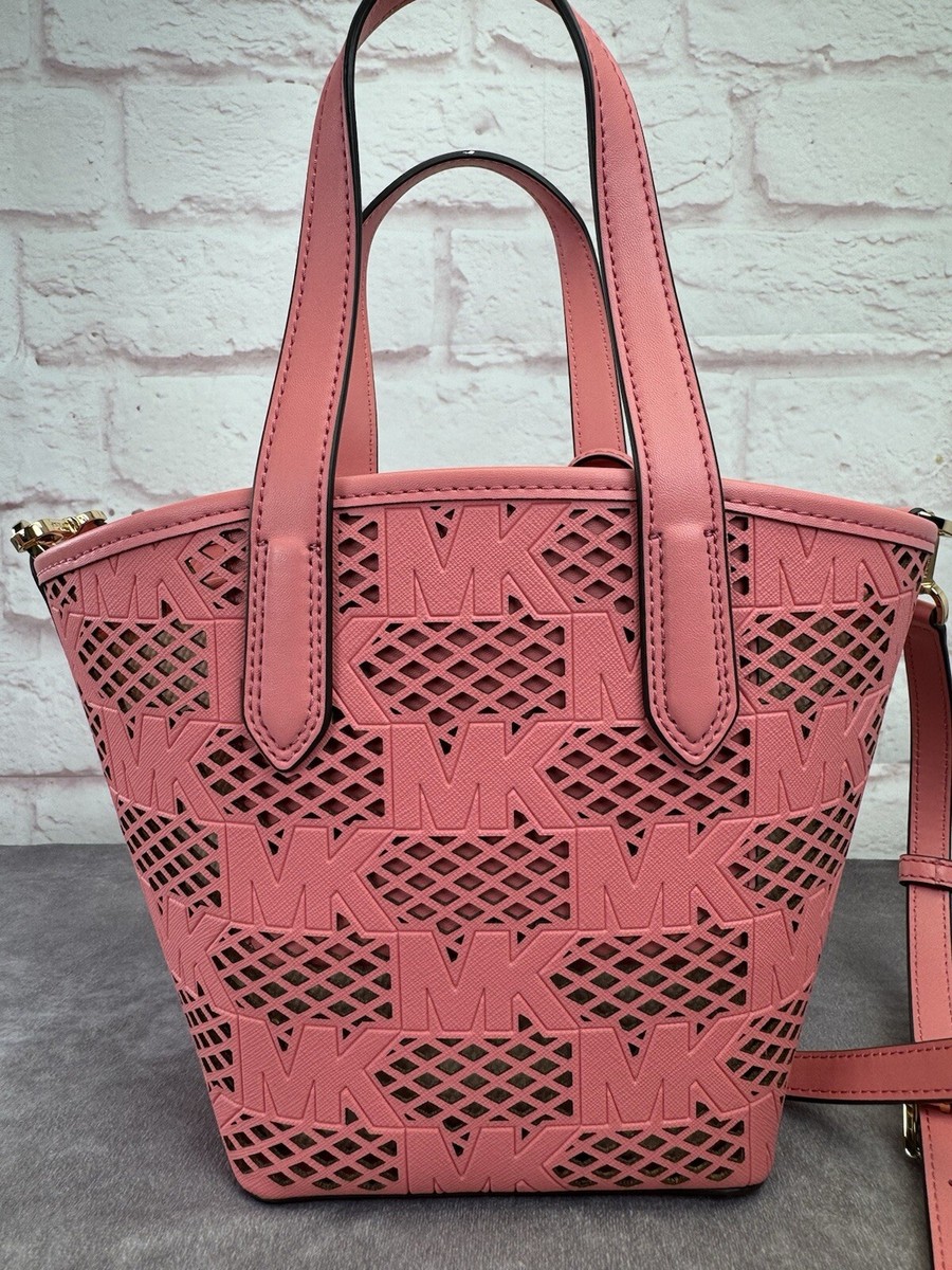 トートバッグ MICHAEL Michael Kors Kimber 2-in-1 Perforated Tote Bag Michael Kors Kimber Small 2-in-1 Perforated and Embossed