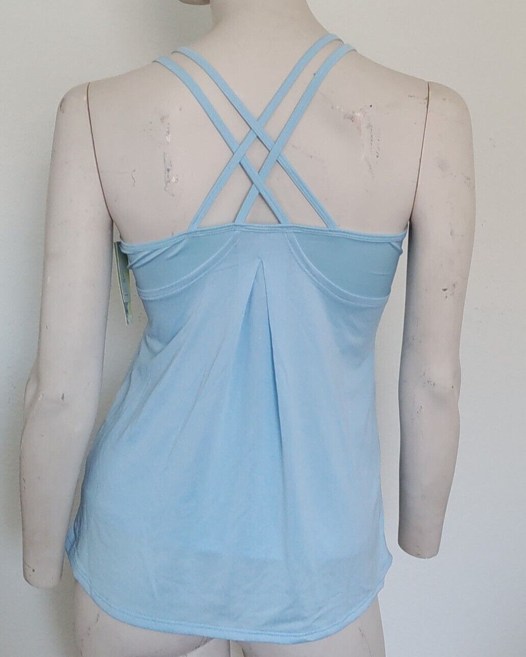 NWT ALL IN MOTION RACERBACK DOUBLE LAYER TANK TOP STRAPPY Size L (10/12)