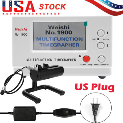 No.1900 Weishi Multifunction Watch Timegrapher Timing Machine Tester Tool US