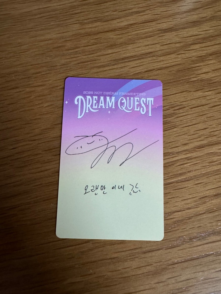 NCT DREAM - FANMEETING Dream Quest photocards official | eBay