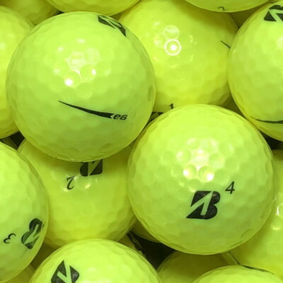 50 Bridgestone e6 Gelb Golfbälle -ab Modell 2020- AAAA Lakeballs TopQualität e 6