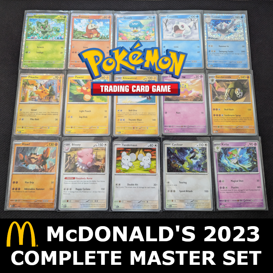 Pokémon TCG McDonalds 2023 Match Battle M23EN - Complete Master
