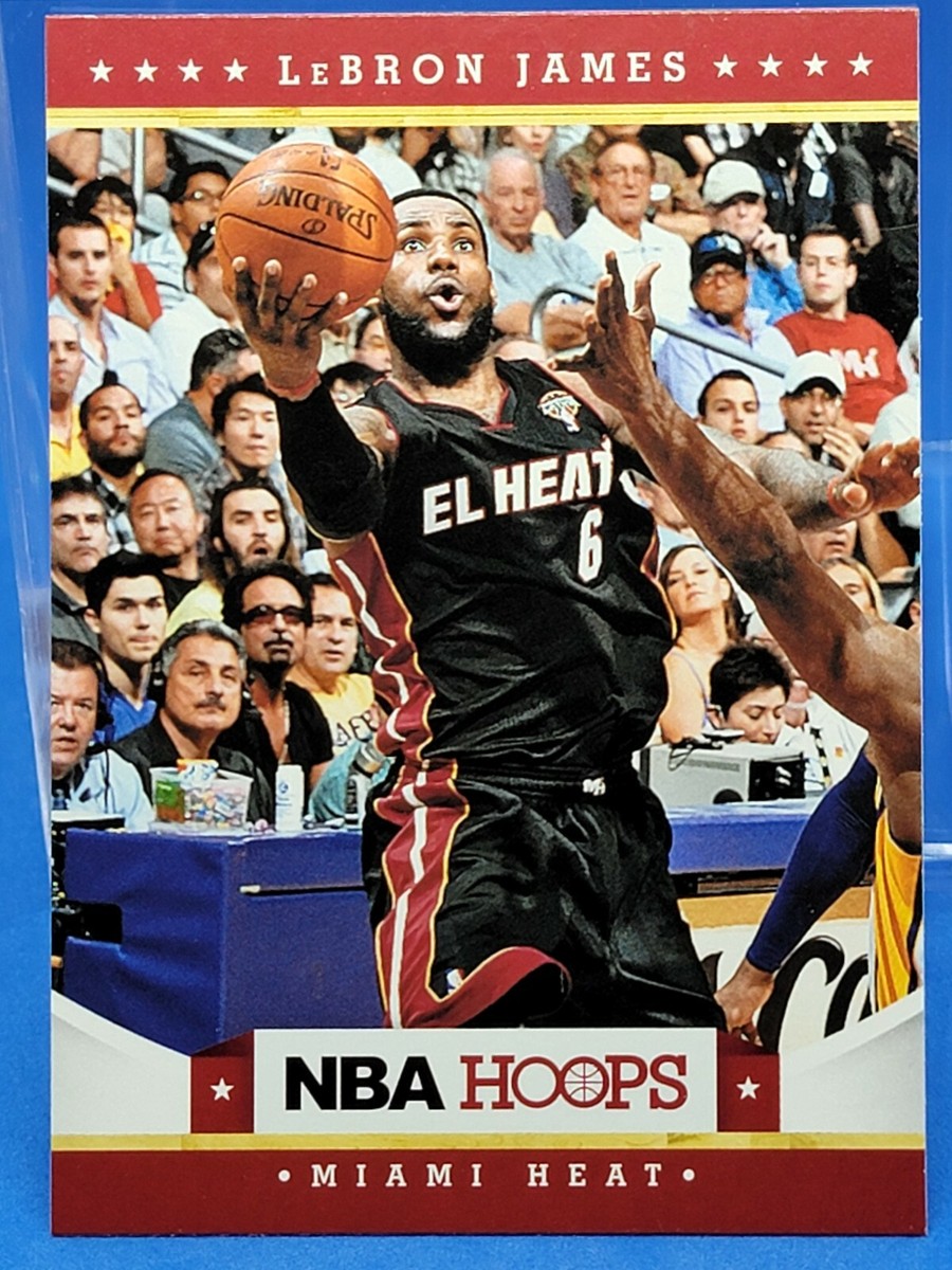 lebron james miami heat basketball card