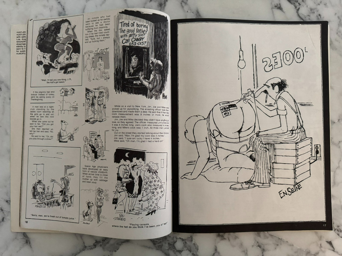 Hustler Humor - 1978, Vol. 1 No. 1 ***RARE 1ST ISSUE*** | eBay