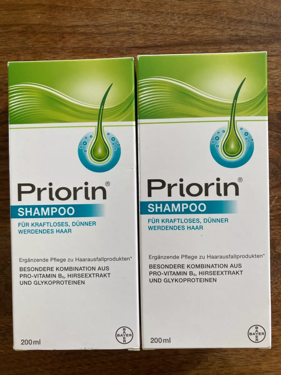 PRIORIN Germany NEW Shampoo Treatment 400ml hair loss regrowth FRESH 2025