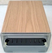 Vollrath Traex Countertop Napkin Dispenser Light Oak Clear Face 7513-29