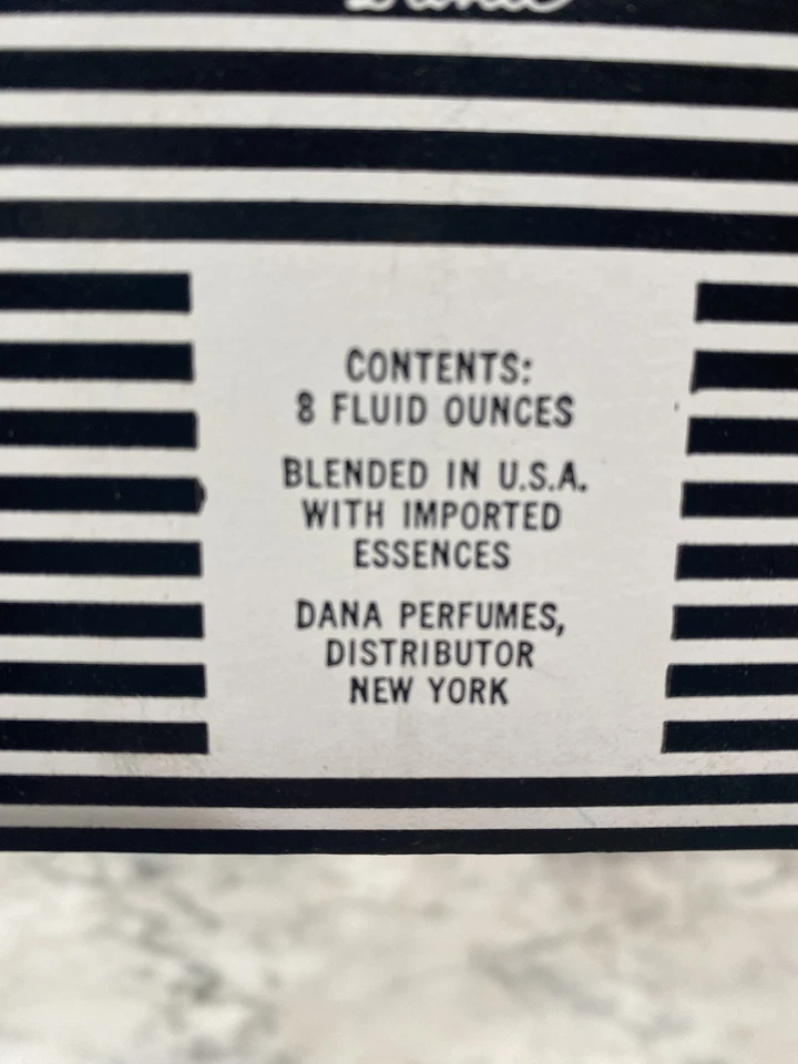 Colônia Splash Vintage TABU by Dana 8 oz NOS Selada - Imagem 3 de 4