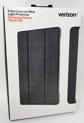 Verizon Folio Case w/ BlueLight Screen Protector for Samsung Galaxy Tab S7 5G