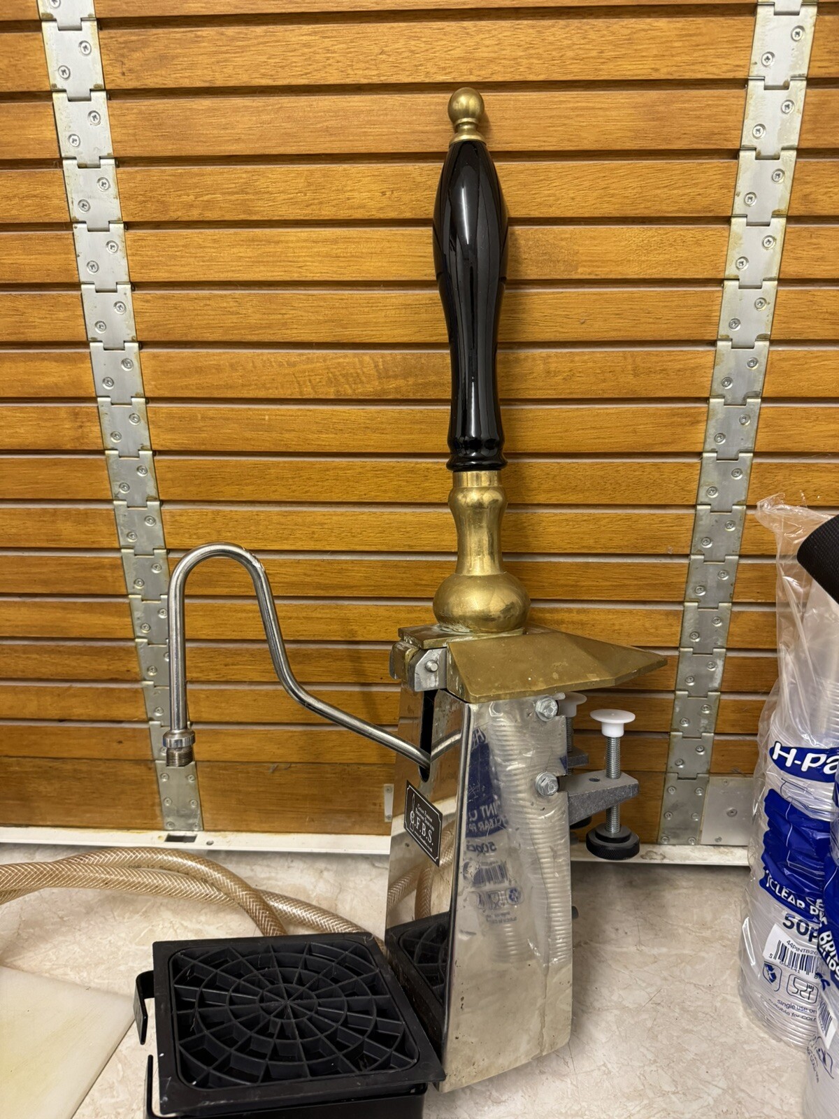 Traditional Hand Pull Beer Pump Engine Ale Tap Brass Home Bar eBay