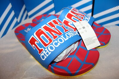 NEW ADIDAS ORIGINALS MENS ADILETTE TONY CHOCOLONELY SLIDES ~SIZE