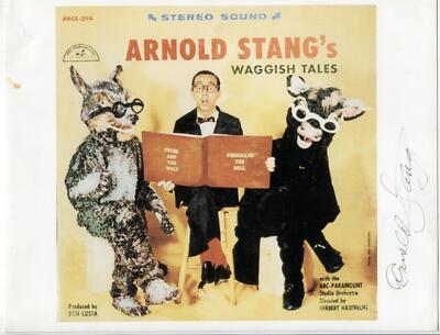 Arnold Stang Actor Autographed 8.5''x11'' Photo w/COA WWE4-28