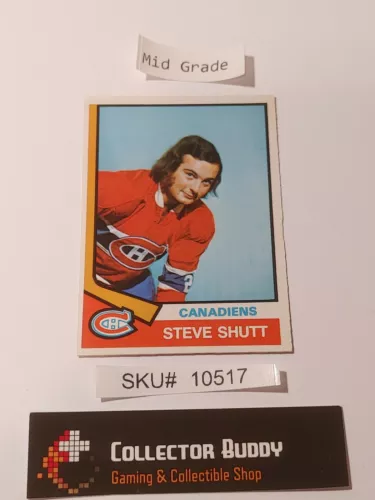 1974-75 O-Pee-Chee OPC #316 Steve Shutt RC Montreal Canadiens Mid Grade SKU10517