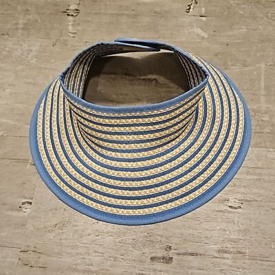 ?ERIC JAVITS? Brooke Packable Squishee Visor ~ UPF50+ Blue  display picture 2