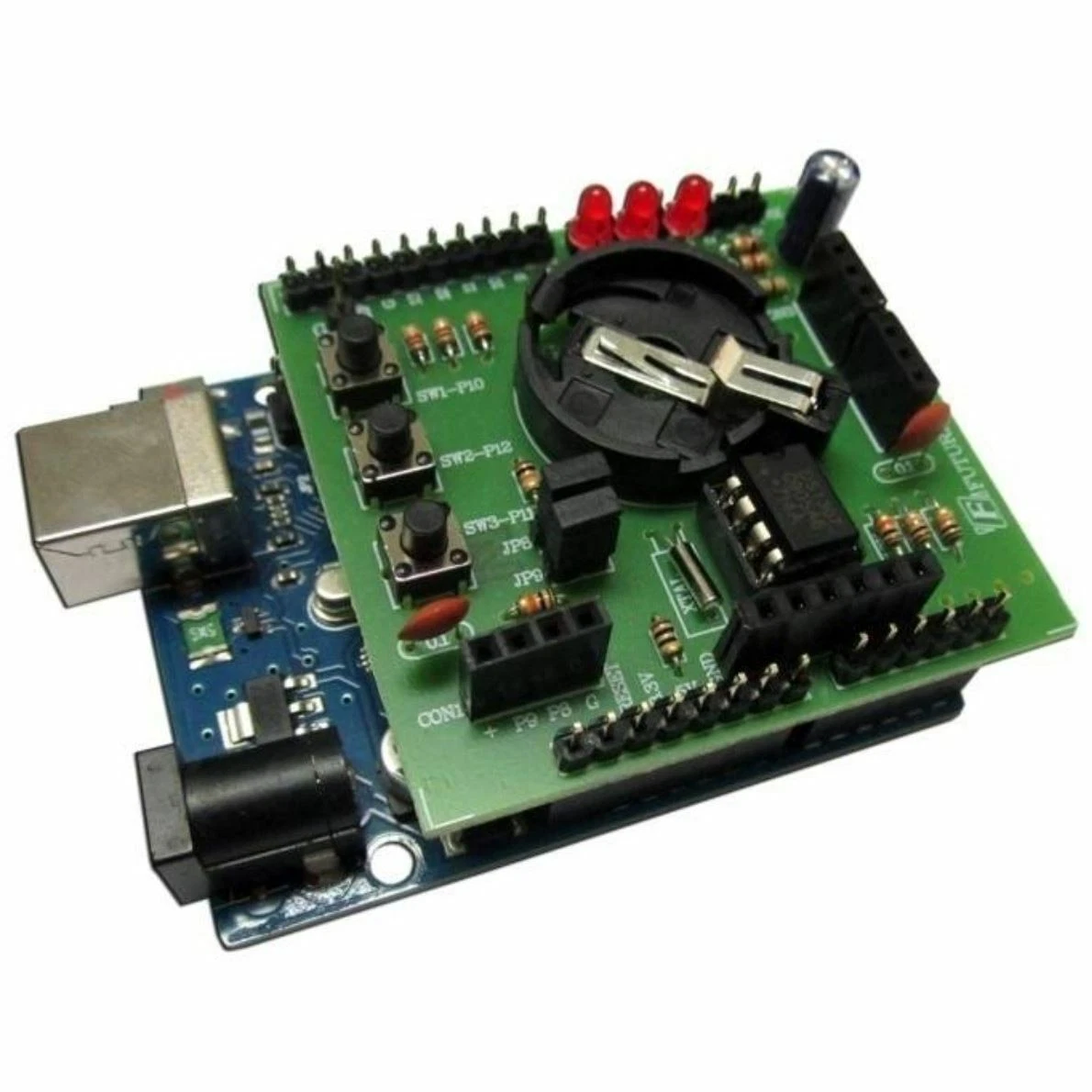 Future Kit Shield for Arduino UNO RTC Clock Switch Sensor LED Flux