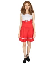 High School Cheerleader Uniform Retro Women Cosplay Costume Outfit Dress HC-451