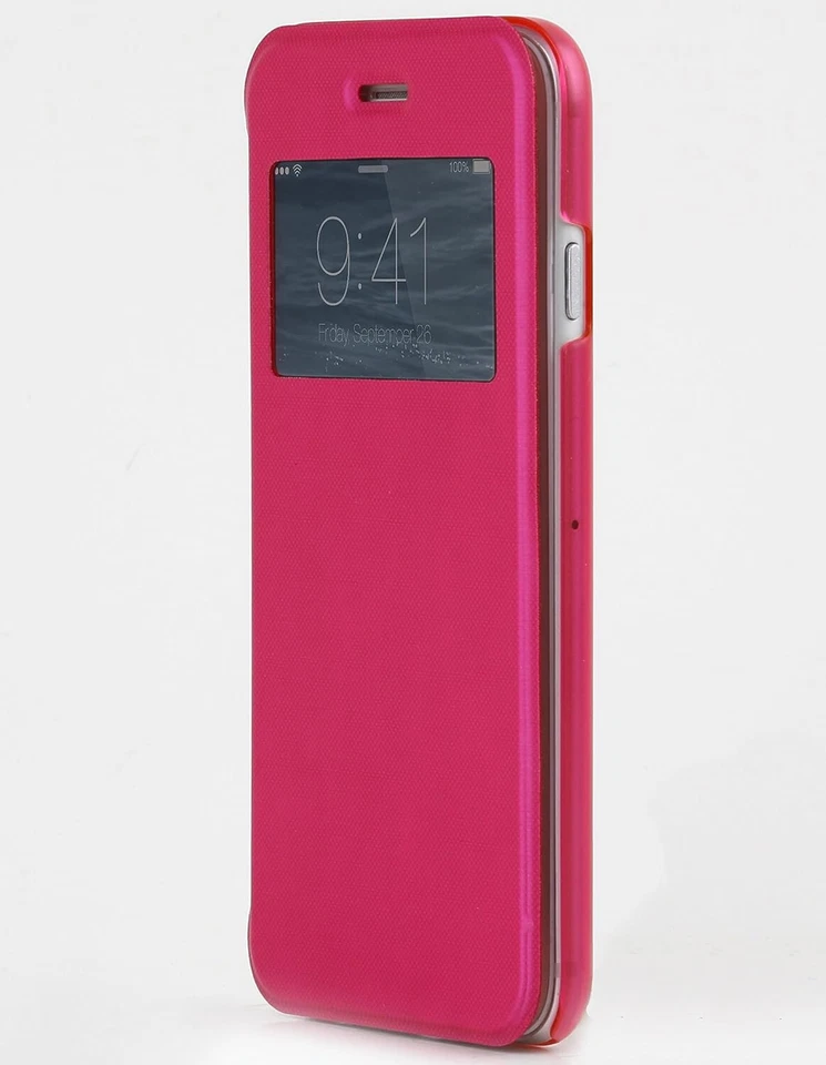 Skech SlimView 系列 主叫号码 查看书本样式 保护套 外壳 适合 iPhone 6/6S,粉色 — 第 2/4 张图片
