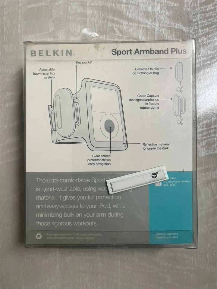 ENORME Mezcla Belkin iPod Touch / iPod Nano (Gen 1 / Gen 3) - Brazalete/Funda/Funda Foto 4 de 4