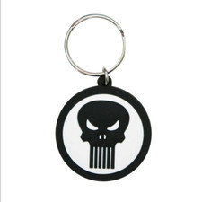 Llaveros Marvel's The Punisher Soft Touch - NUEVOS CON ETIQUETAS