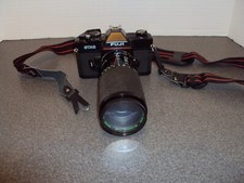 Fuji STX-2 35mm Film Camera with MACRO 80-200 MM Lens and Rolev M.G. mm Skylight