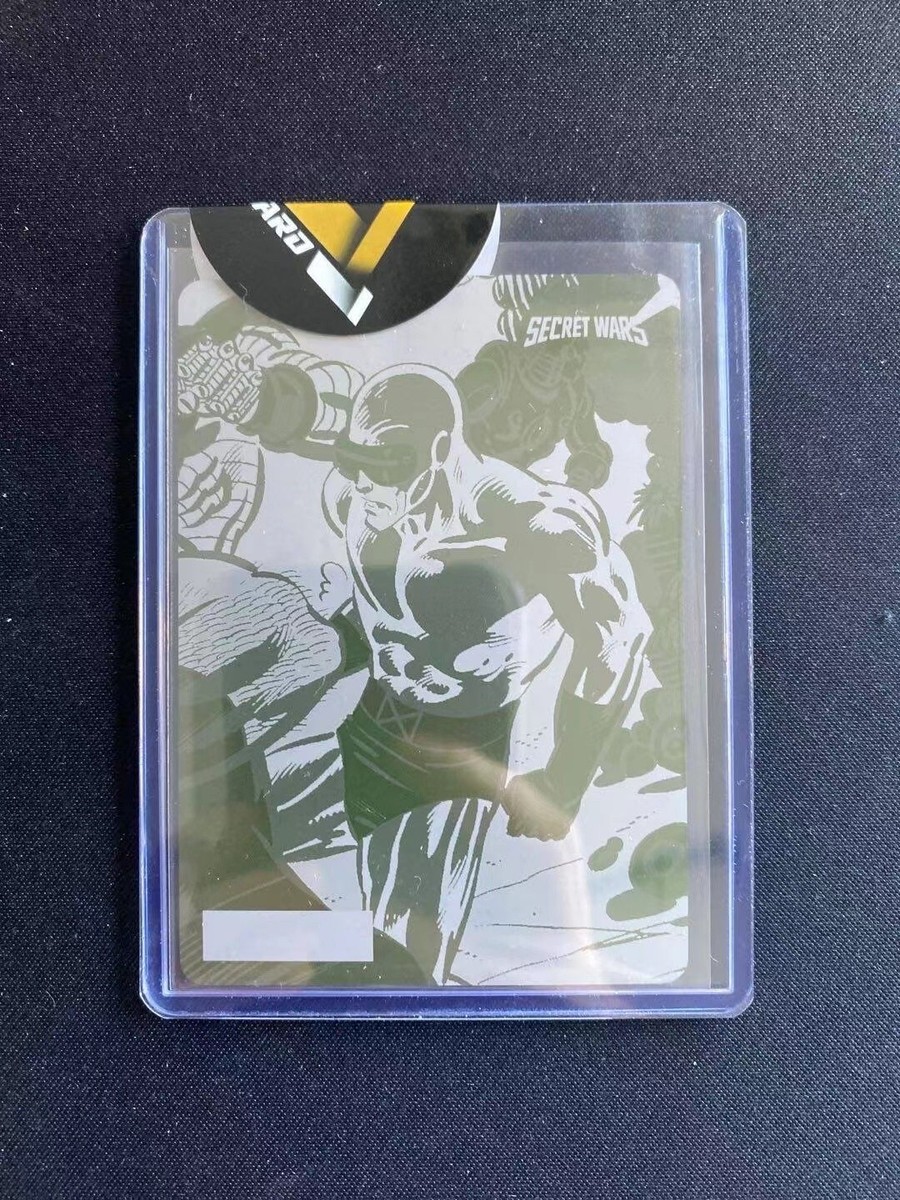 upper deck キャプテンアメリカ印刷プレートone of one