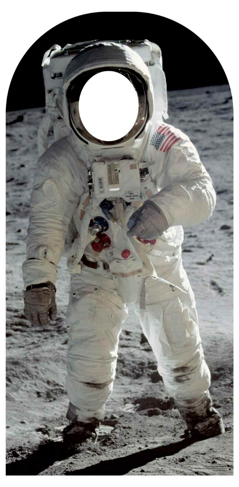 Buzz Aldrin Astronaut Lifesize Stand-In Cardboard Cutout - Space Lunar photo fun